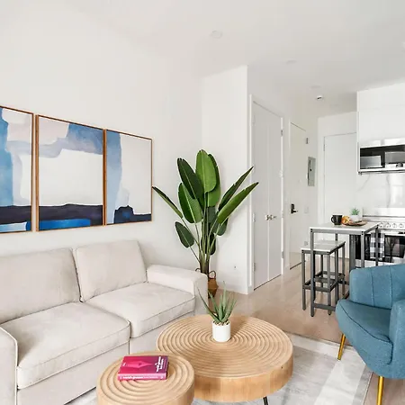 317-1B Sleek Modern 1Br Union Square Wd In Unit Apartment